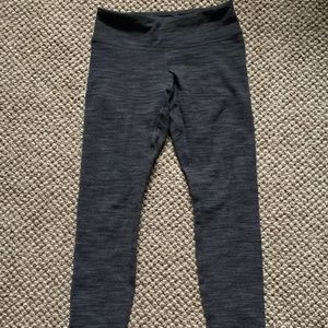 Patterned Grey LONG Lululemon Leggings